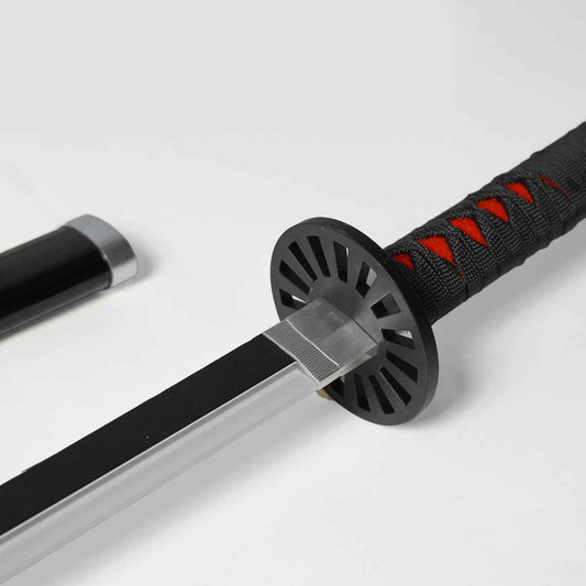 Demon Slayer Tanjiro Kamado Neon LED Katana – 100cm Life-Size Light-Up Anime Sword for Cosplay, Display & Training | Elegant Gift for Fans, Kids, Teens & Collectors