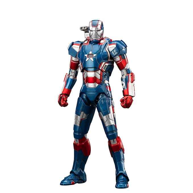 ZD Toys Premium Action Figure Collectible - 7 Inch Iron Patriot, 1/10 Scale