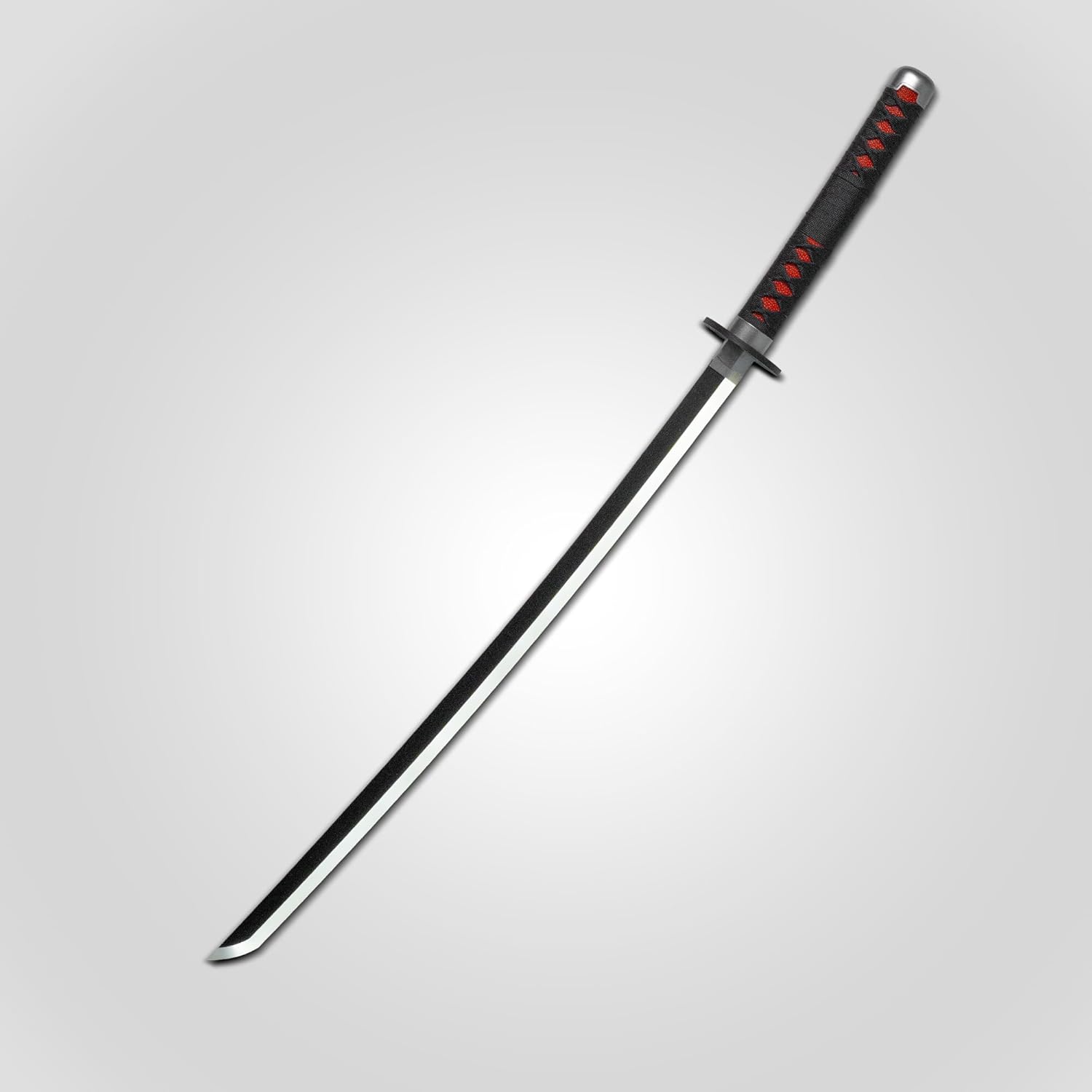 Demon Slayer Tanjiro Kamado Neon LED Katana – 100cm Life-Size Light-Up Anime Sword for Cosplay, Display & Training | Elegant Gift for Fans, Kids, Teens & Collectors - Noob Toys