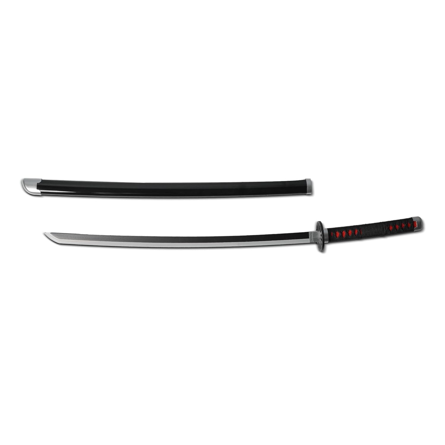 Demon Slayer Tanjiro Kamado Neon LED Katana – 100cm Life-Size Light-Up Anime Sword for Cosplay, Display & Training | Elegant Gift for Fans, Kids, Teens & Collectors - Noob Toys