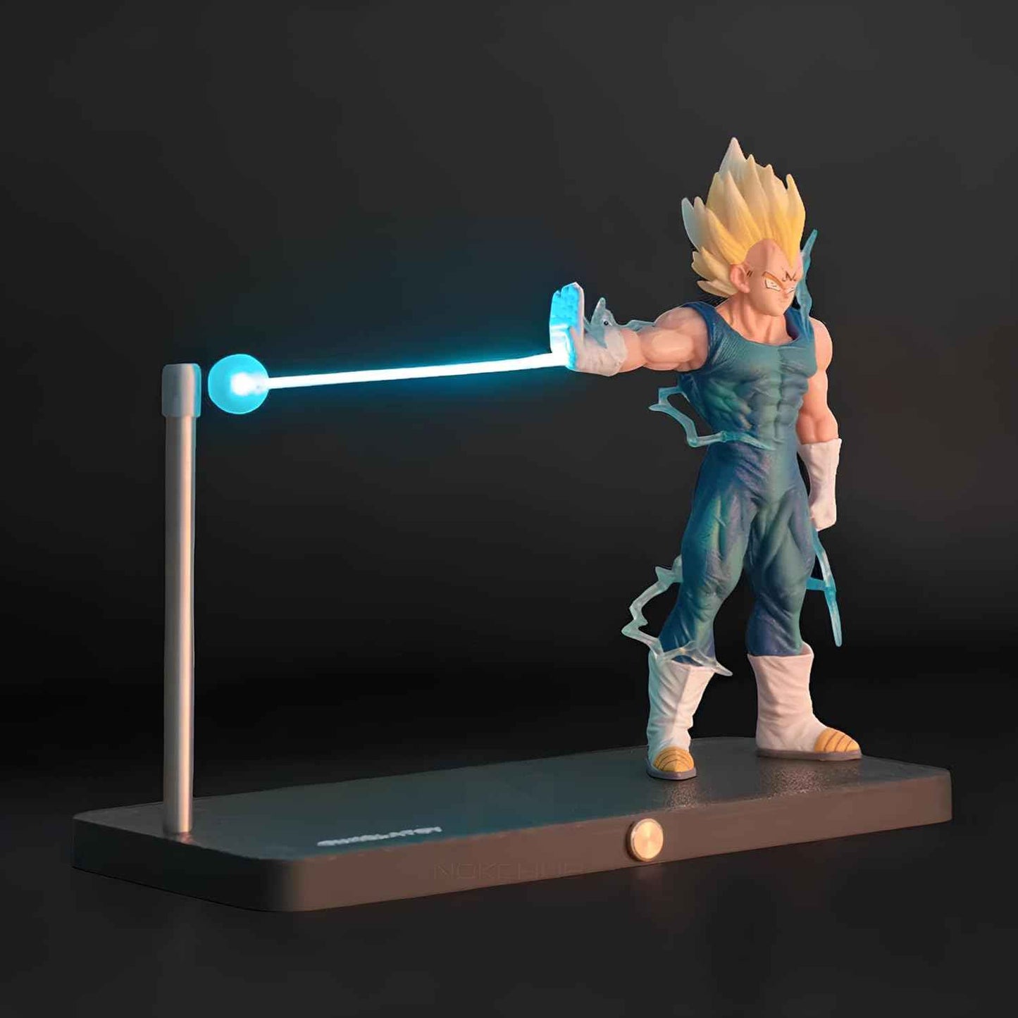 DBZ Vegeta Magnetic Night Light Action Figure with LED Energy Beam | 16 cm Special Edition with Magnetic Base