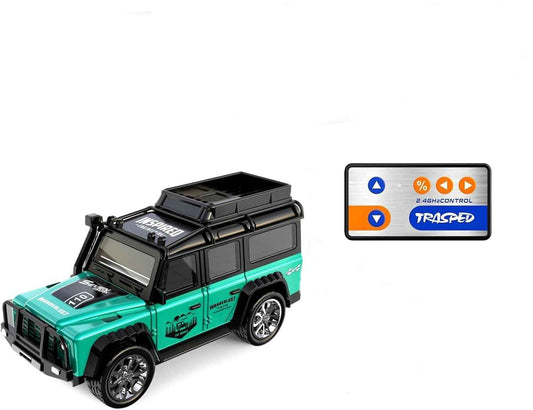 Mini Jeep RC Car-2.4GHz - Green
