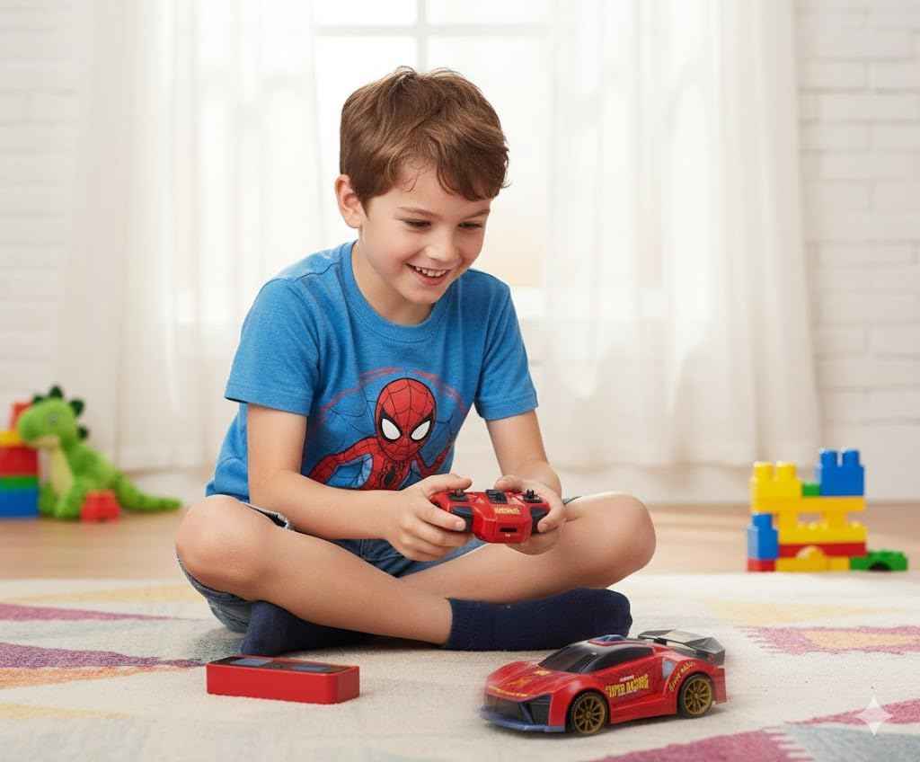 2 Player Infrared Battle RC Car Toy with Dual Remotes, Shoot & Knock Down Racing Game, Time Bound Dodge & Target Action