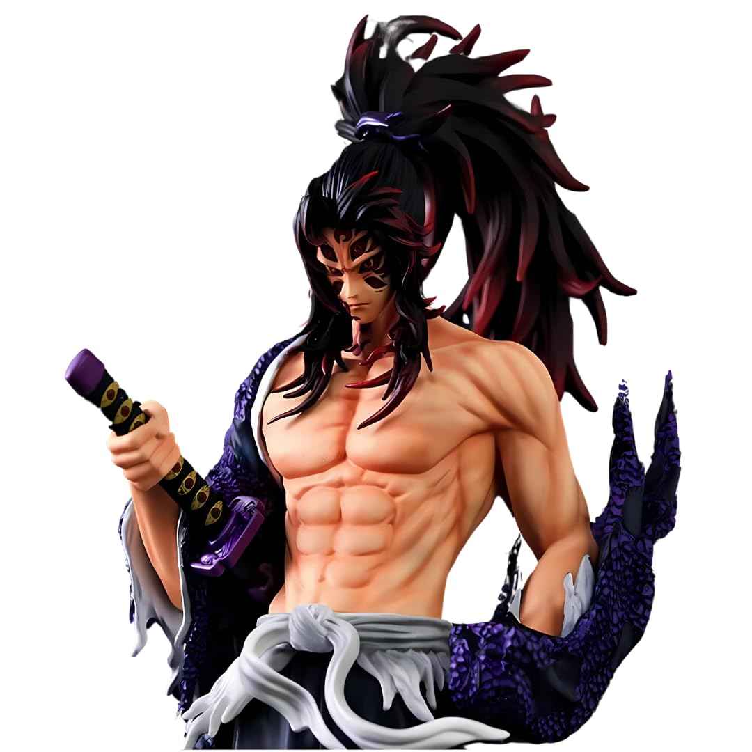Demon Slayer Kokushibo Action Figure Demon Slayer Action Figures Upper Rank One Action Figures Kokushibo Demon Upper Moon 1 Action Figure 30CM