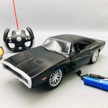 1970 Dodge Muscle Car RC – High-Speed 2.4GHz Remote Control with Lights & Opening Doors – Ultimate Fast & Furious Toy for Boys