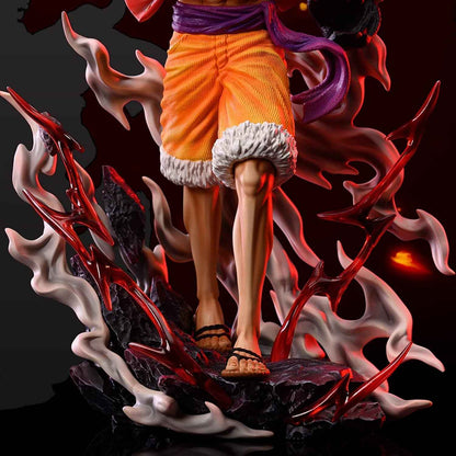 Luffy Figure, Luffy Action Figure Decoration Statue Figurine Model Toy Gift 11.41 Inch