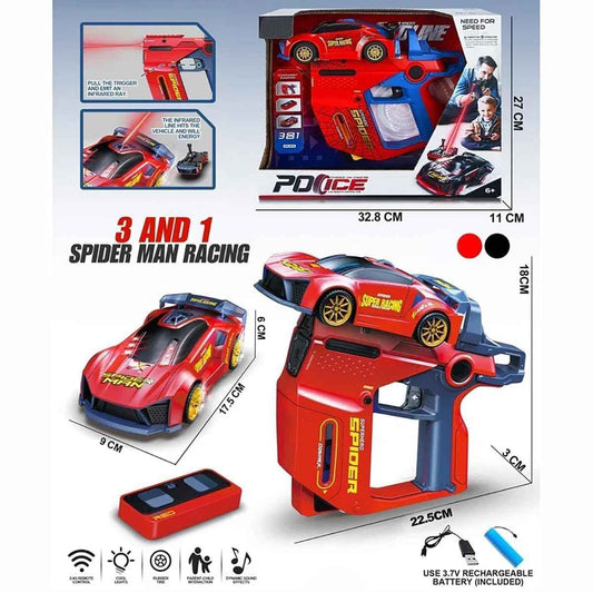 2 Player Infrared Battle RC Car Toy with Dual Remotes, Shoot & Knock Down Racing Game, Time Bound Dodge & Target Action