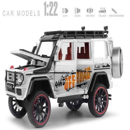 1:22 Alloy Model Car Mercees Bez Gls 600 Maybach Die Cast Model Mini Car Pull Back Model Toy Car with Sound and Light