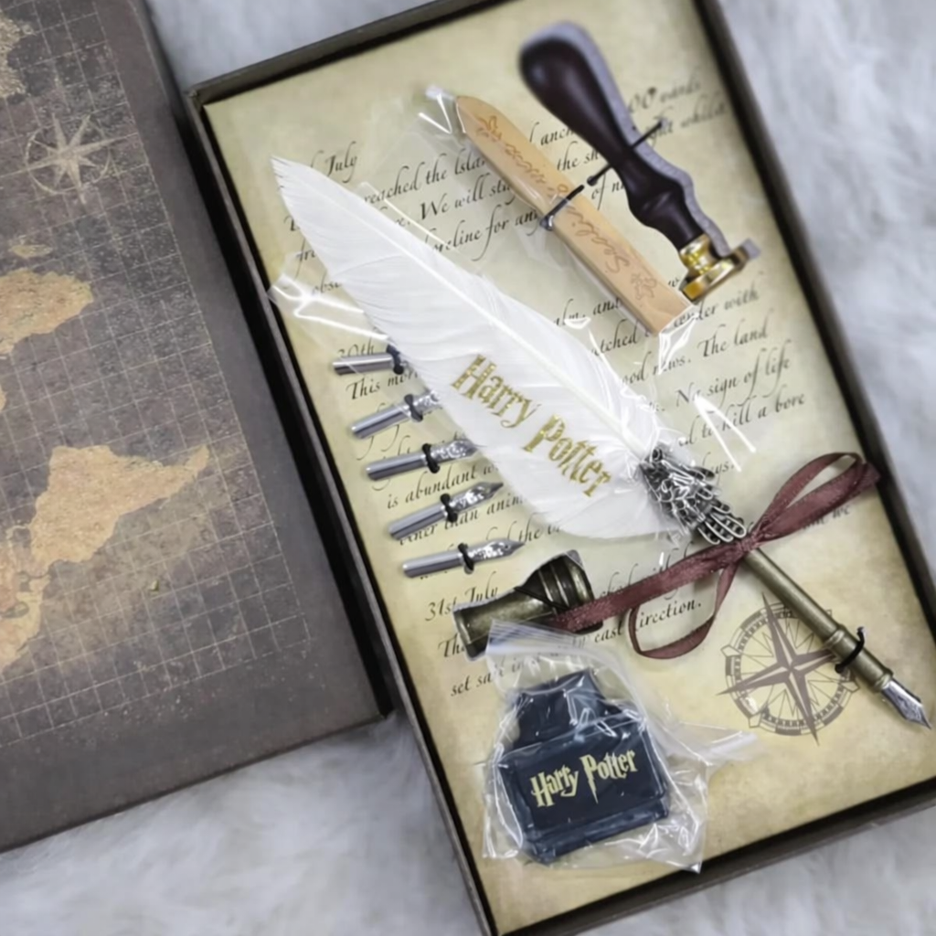 Harry Potter Quill Set - White - Noob Toys