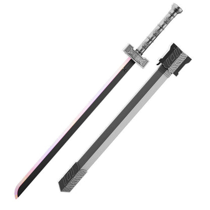 LED Samurai Katana Sword with Sound, Light & Spark Effects, One-Button Action, Fantasy Cosplay Sword for Teens - Noob Toys
