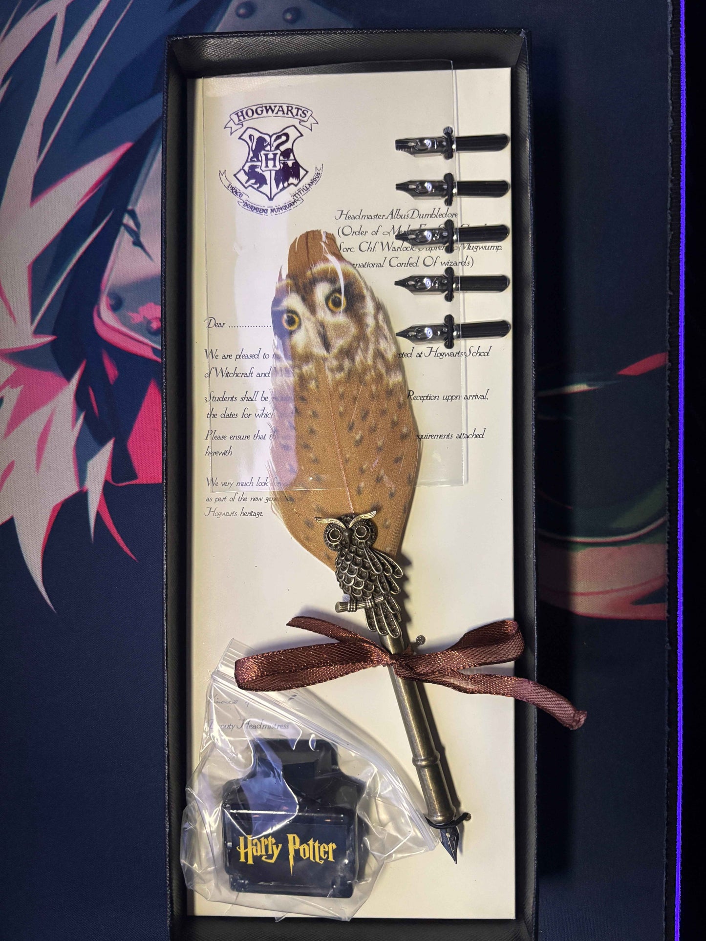 Rare Harry Potter Quill Set