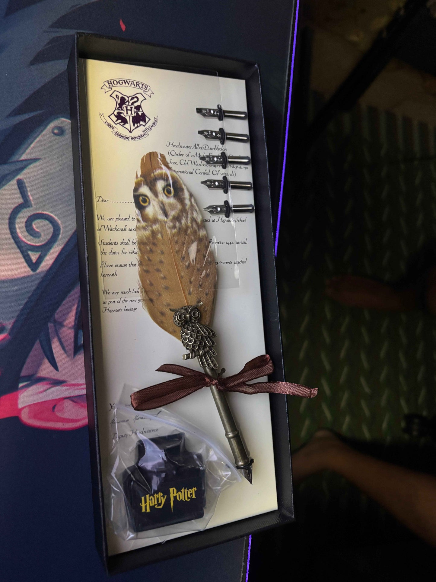 Rare Harry Potter Quill Set