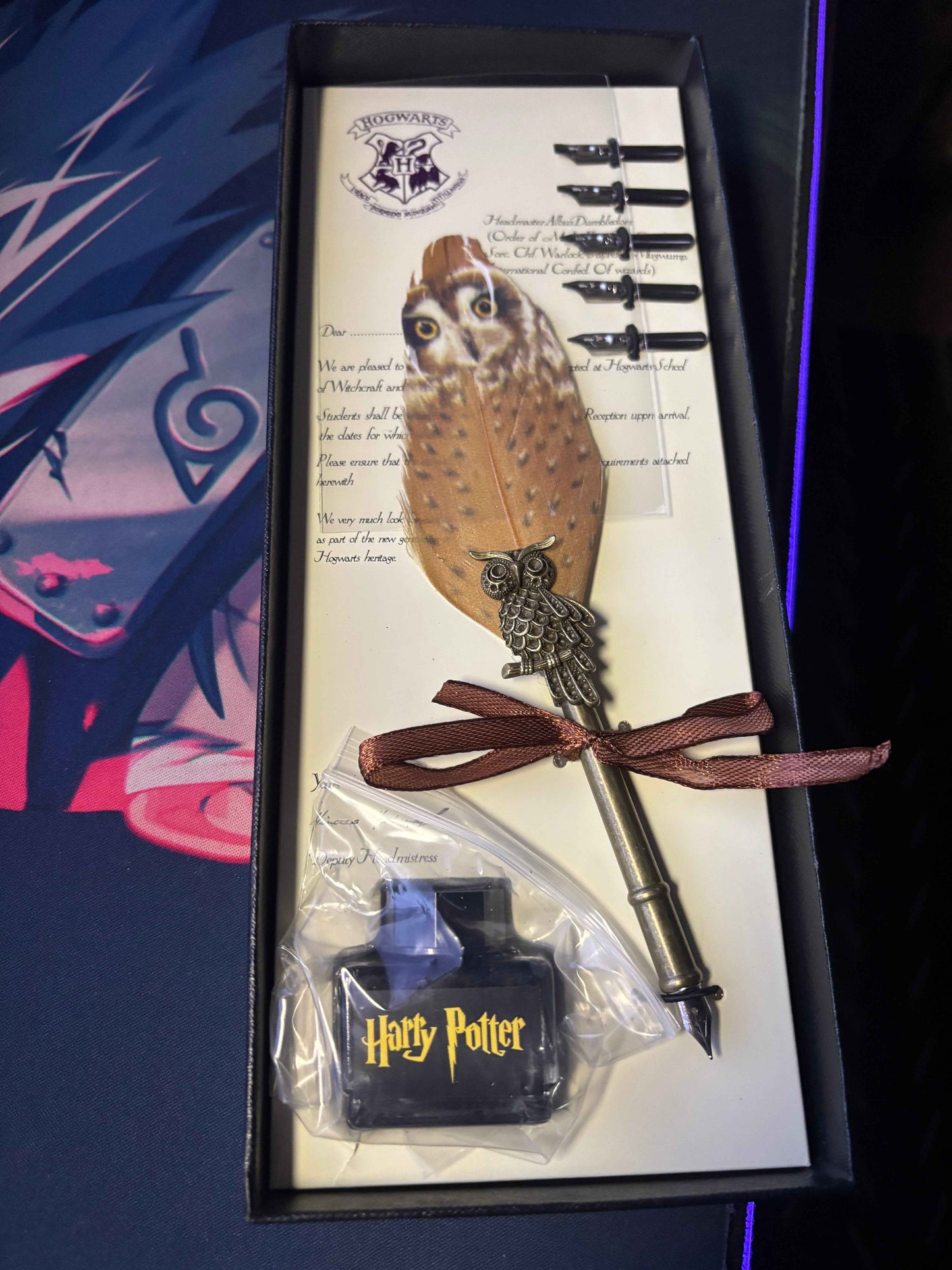 Rare Harry Potter Quill Set
