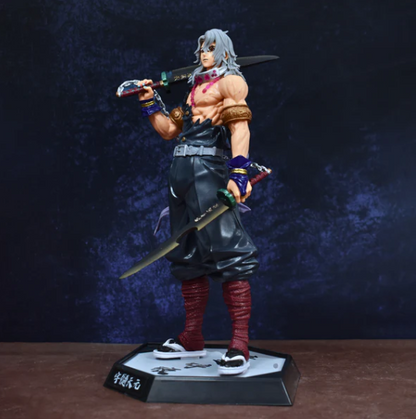 Sound Hashira Tengen Uzui Action Figure with Stand (30 cm Height) - Demon Slayer