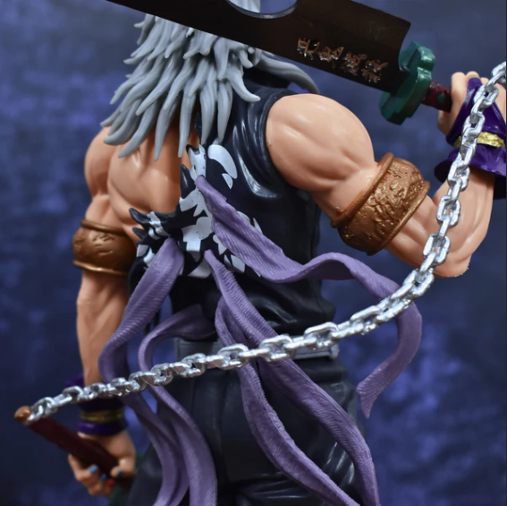 Sound Hashira Tengen Uzui Action Figure with Stand (30 cm Height) - Demon Slayer