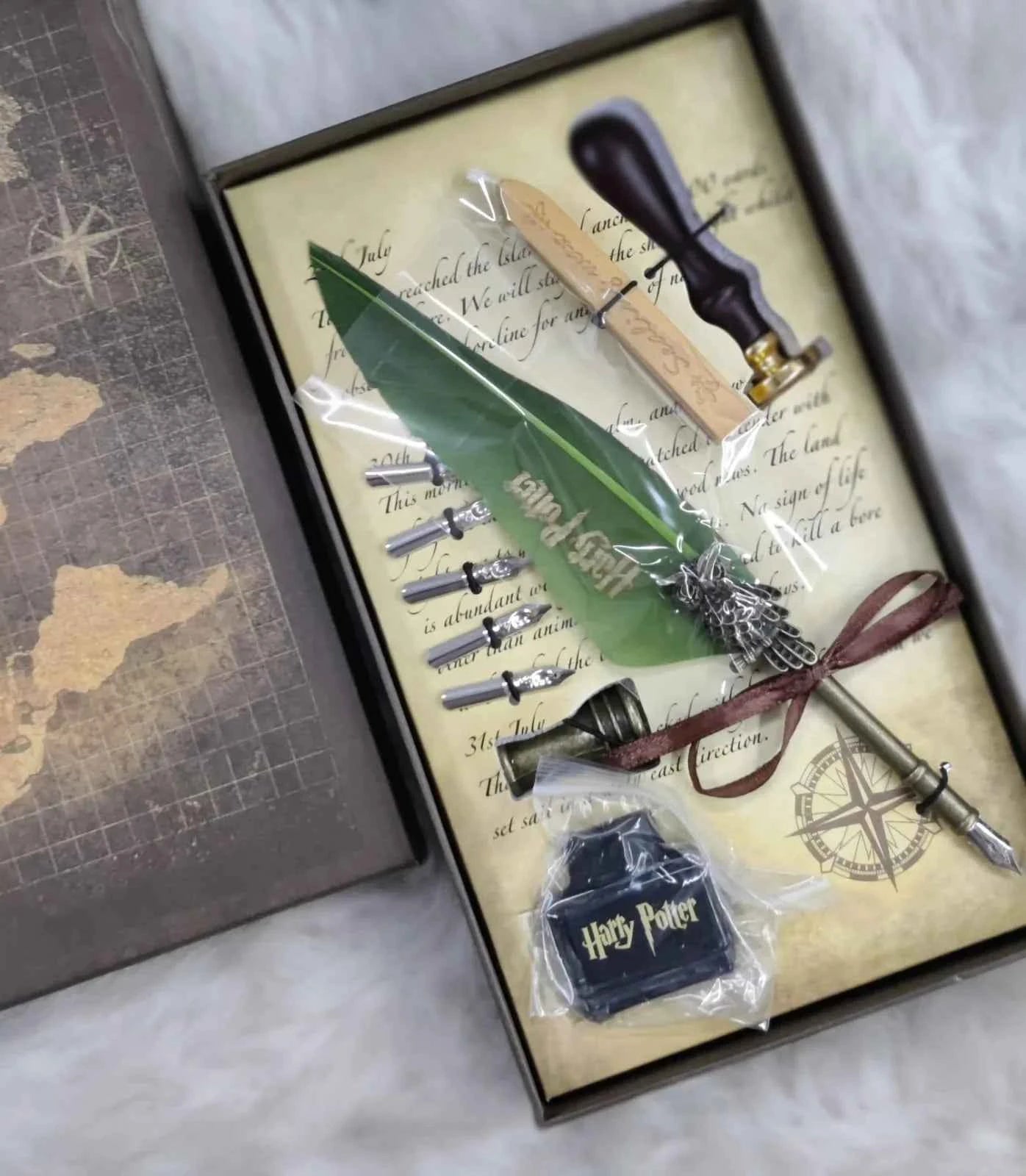 Harry Potter Quill Set - Green