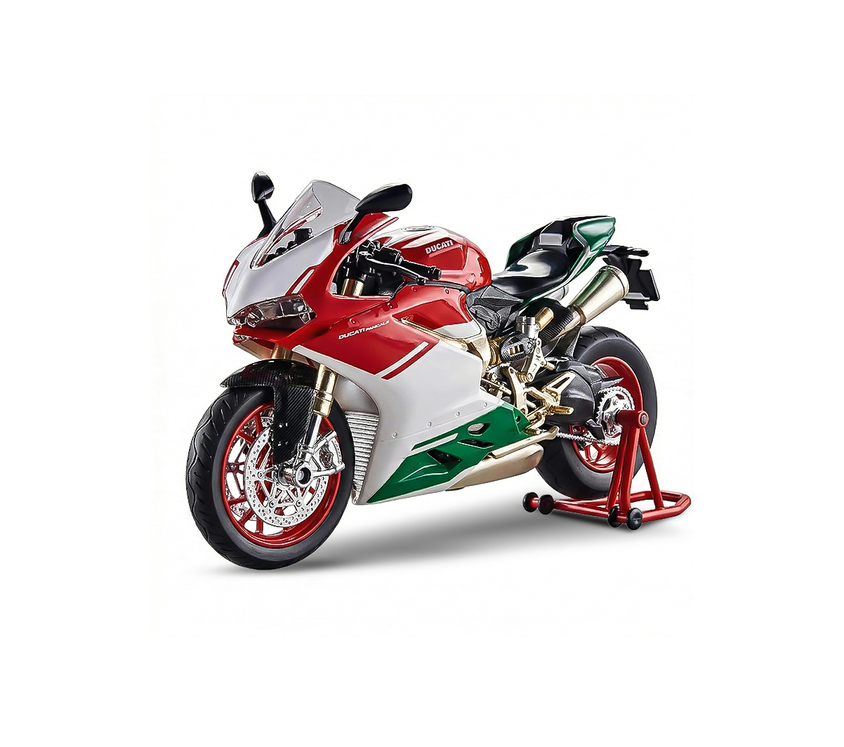 Ducati 1299 Panigale R Inspired 1:9 Diecast Scale Model Bike with Light & Sound | Motorcycle Replica - Noob Toys