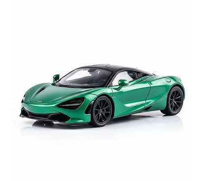 Exclusive Alloy Metal Pull Back Diecast Car 1:32 McLaren 720 Metal Toy car (Green, Pack of: 1) - Noob Toys