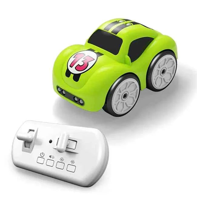 Magic Induction 2.4G Remote Control Rail Track Car Smart Sensor RC Toy with Flexible DIY Track, Lights & Automatic Following Mode