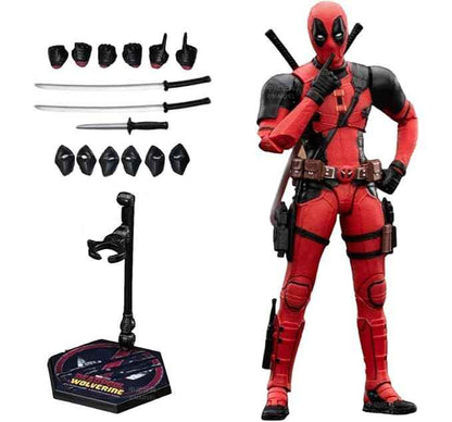 Deadpool Action Figure, Movie Collectible Edition, 1:10 Scale Full Set Articulated Figure, 7 Inches