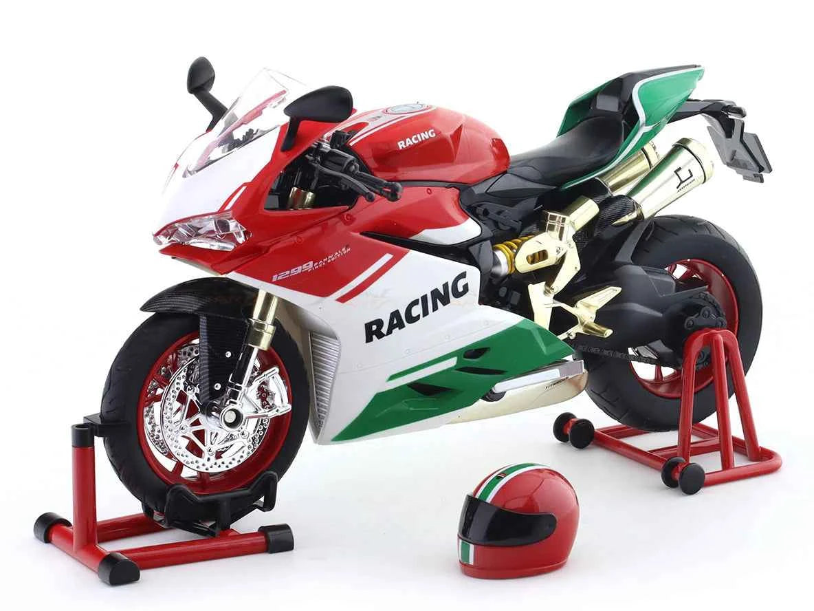 Ducati 1299 Panigale R Inspired 1:9 Diecast Scale Model Bike with Light & Sound | Motorcycle Replica