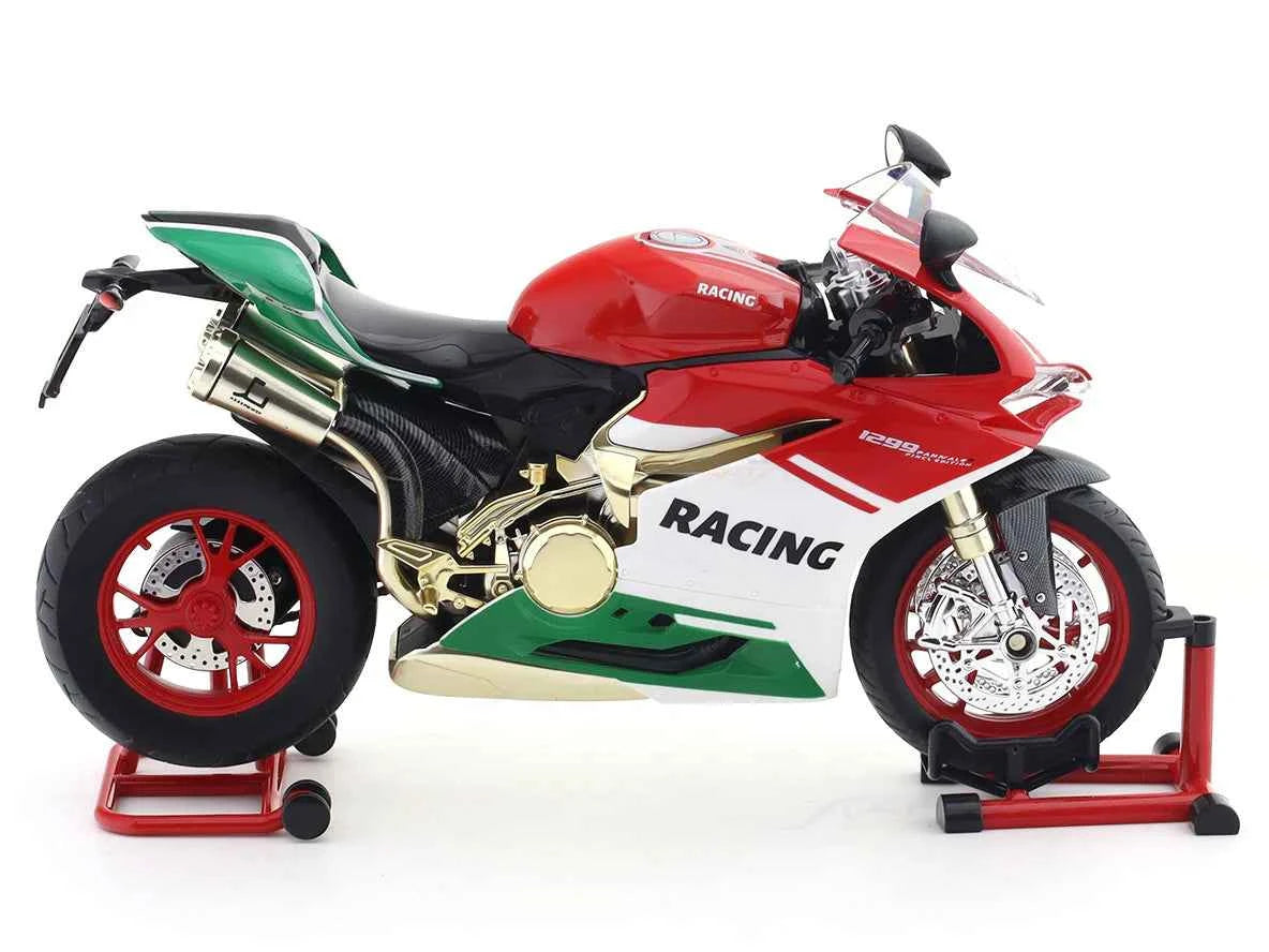 Ducati 1299 Panigale R Inspired 1:9 Diecast Scale Model Bike with Light & Sound | Motorcycle Replica