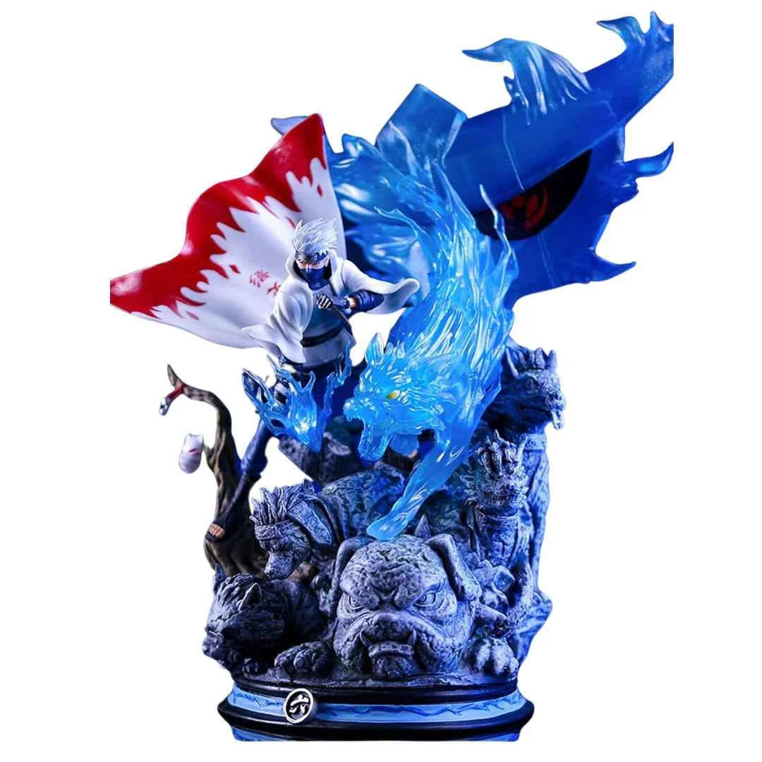 Kakashi Blue Action Figure PVC Anime Figure Limited Edition 22cm
