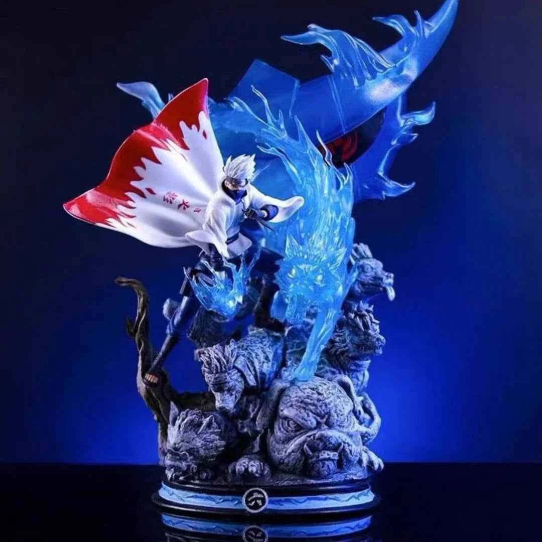 Kakashi Blue Action Figure PVC Anime Figure Limited Edition 22cm