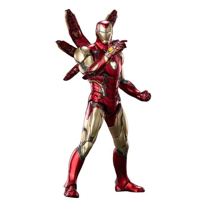 ZD Toys Action Figure - 7 Inch Iron Man Mark 85 with Lights