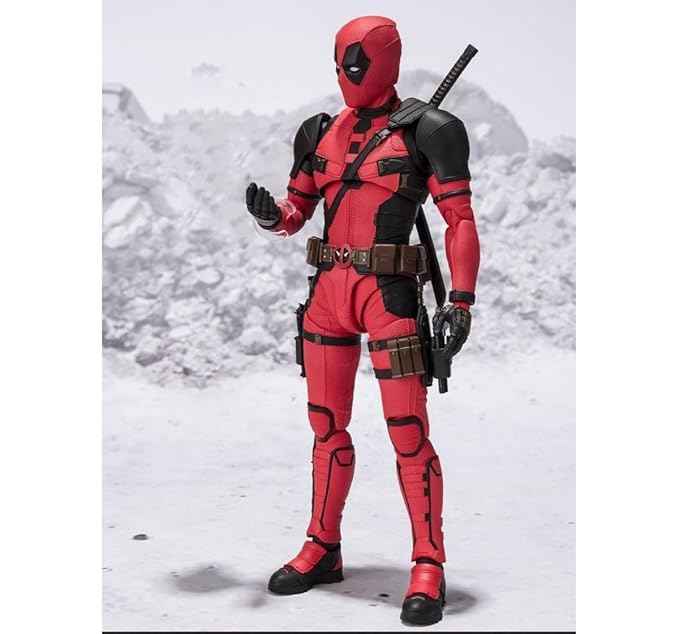 Deadpool Action Figure, Movie Collectible Edition, 1:10 Scale Full Set Articulated Figure, 7 Inches