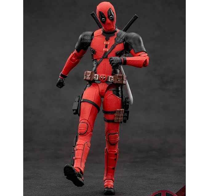 Deadpool Action Figure, Movie Collectible Edition, 1:10 Scale Full Set Articulated Figure, 7 Inches